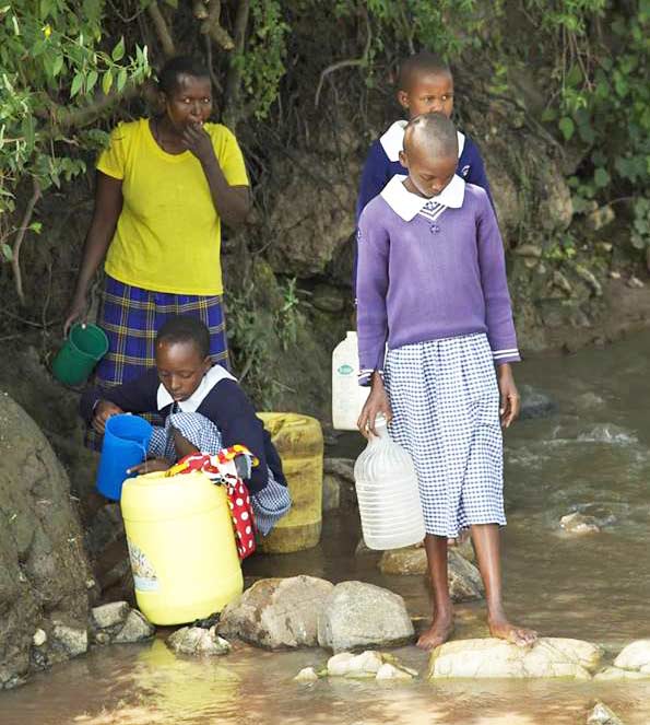 Children at the Olmalaika Home in Kenya